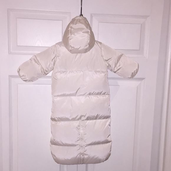 Baby Gap Infant Prima Warmest Snowsuit Bunting Bag Size 0-3 Months Ivory… - Picture 4 of 12